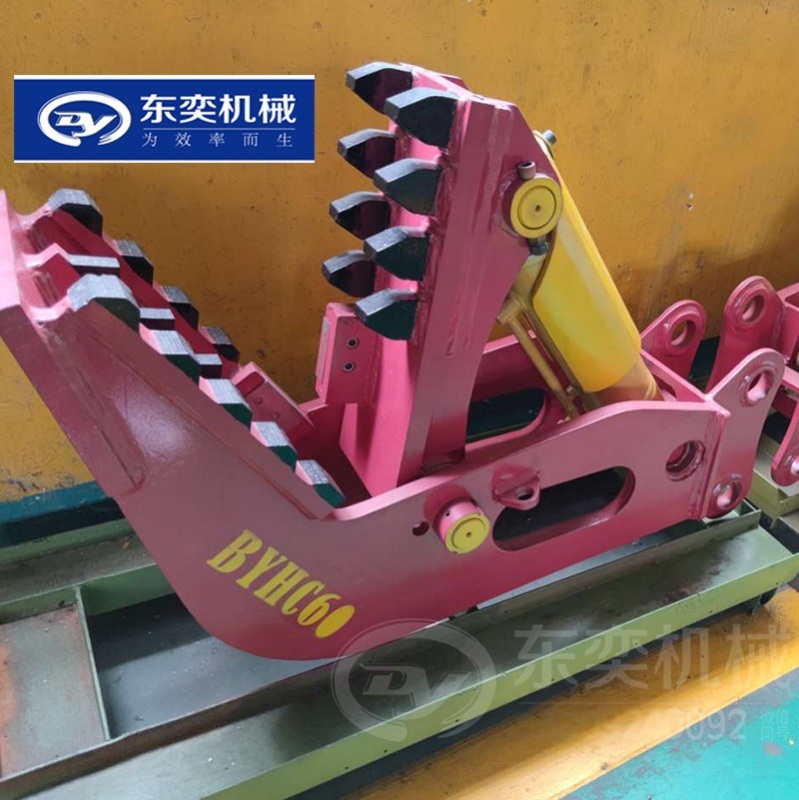 大張口挖機(jī)粉碎鉗 正置油缸不傷活塞桿大鋼牙