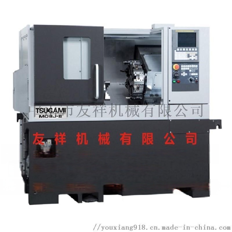 江門津上機(jī)床銷售處 M08J-II CNC刀塔車床,CNC走心機(jī)，背軸復(fù)合加工機(jī)