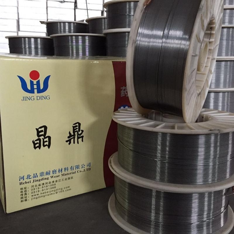 巖棉設(shè)備輥頭堆焊用耐高溫耐磨藥芯焊絲