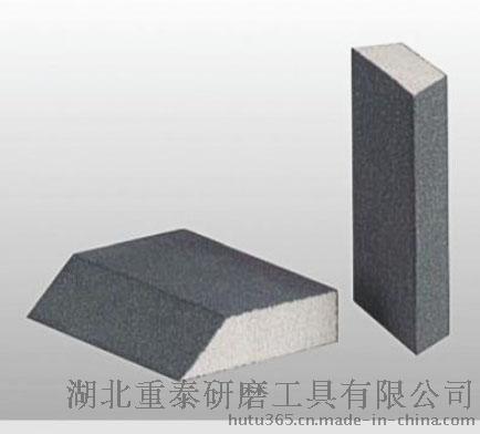 廠家直銷 國產(chǎn)梯形碳化硅海綿砂塊，國產(chǎn)梯形氧化鋁海綿磨塊