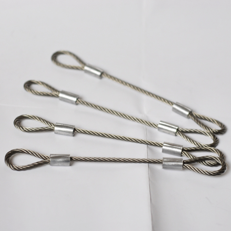   鋼絲繩索具，不銹鋼  索具，不銹鋼兩頭壓環(huán)索具
