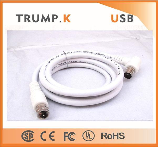 有線電視線信號(hào)連接線機(jī)頂盒線 RF同軸線