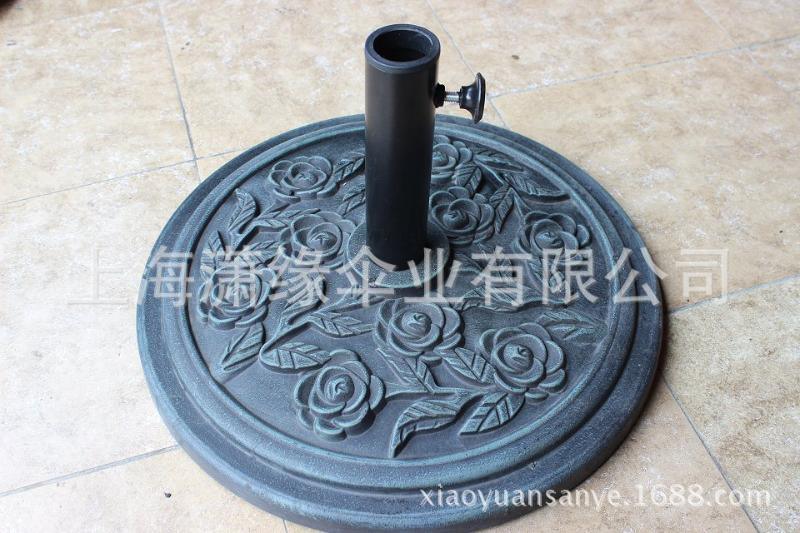 戶外庭院傘樹脂底座水泥底座 戶外遮陽(yáng)傘底座中柱傘座