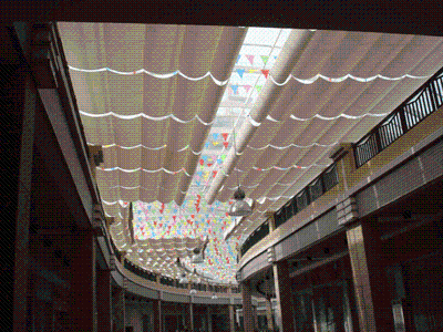 電動(dòng)遮陽簾 采光頂遮陽