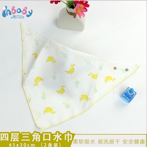 雅貝比嬰兒純棉紗布口水巾，品質(zhì)保證廠家批發(fā)