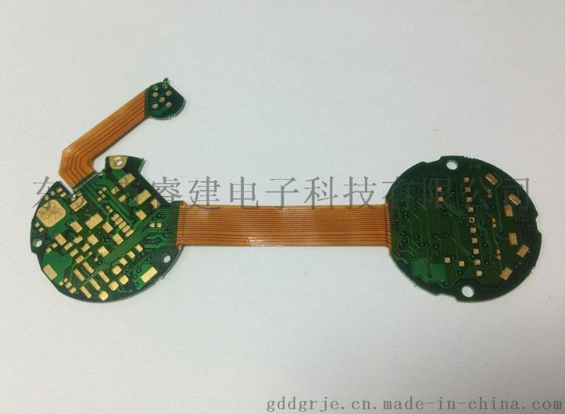 軟硬結(jié)合PCB，綠油沉金