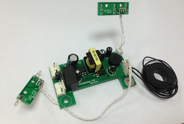 PCBA 電源套板，阻焊綠油