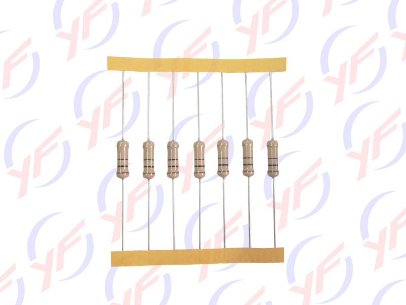 工業(yè)級(jí)1W插件色環(huán)碳膜電阻器