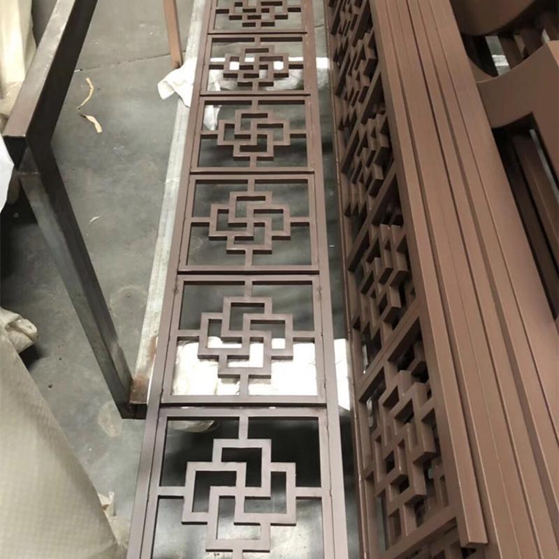 鋁合金屏風(fēng) 餐廳鋁花格屏風(fēng)【鋁方管焊接】專業(yè)生產(chǎn)廠家
