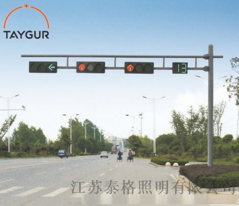 泰格指示燈，交通路燈，監(jiān)控?zé)艚M合路燈桿，紅綠燈
