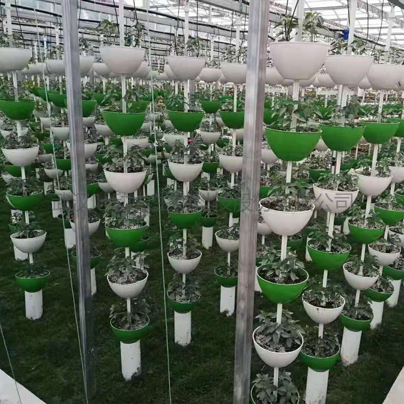 溫室立體種植 串盆吊掛式 無(wú)土基質(zhì)栽培塔