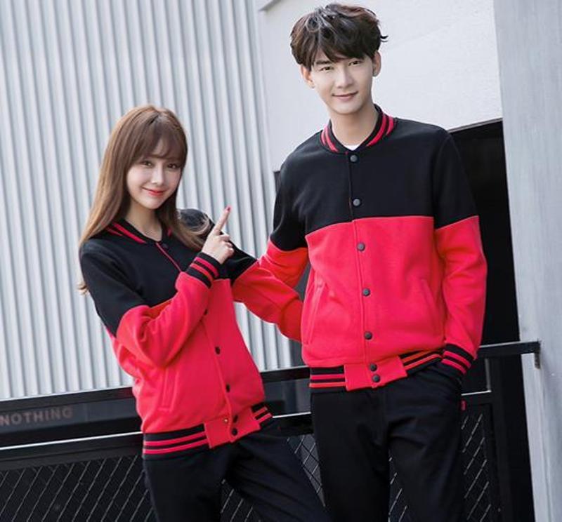 工作服衛(wèi)衣聚會班服DIY拉鏈外套印字logo服務(wù)員加絨加厚男女款