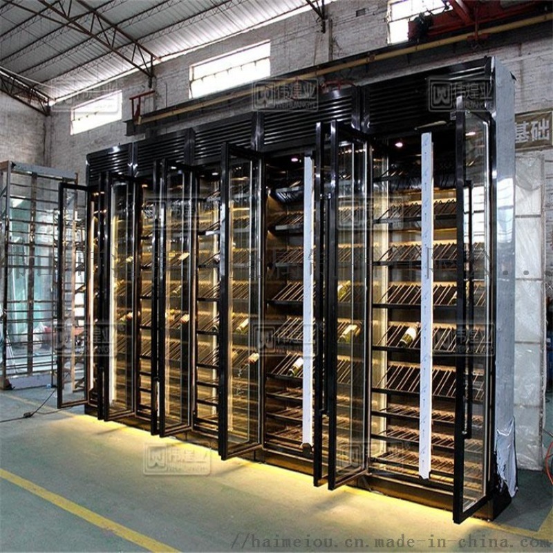 廣州  柜定制 電子金屬酒架   儲(chǔ)存展示柜廠家