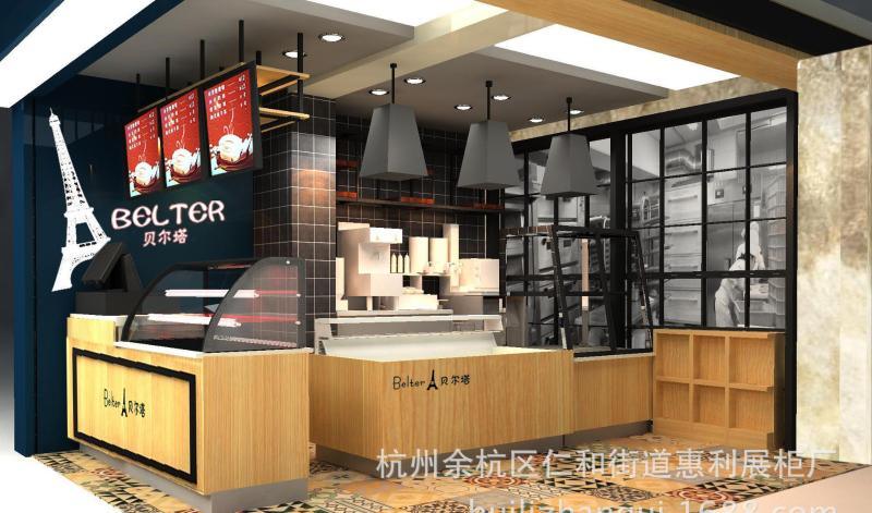 杭州展柜廠供應(yīng)面包中島柜、餐盤柜、邊柜